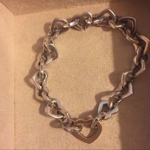 Tiffany and Co heart link bracelet